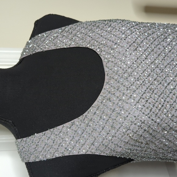 Joie Peri F Beaded Sequined Silk Sleeveless Scoop Neck Racerback Mini Dress XS - Picture 4 of 14